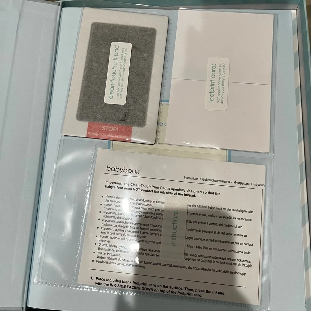 blue baby memory book 💙🦋 - Picture 3 of 5